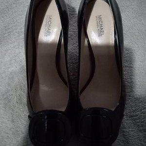 Michael Kors black leather shoes